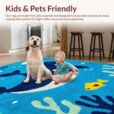 Dynamic Marine Life Educational Design(Blue)