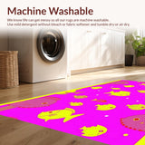 Cheerful Yellow Minimalist Design(Pink)