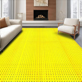Ultra Soft Area Rug, Non Slip, Stain Resistant, Washable Area Rugs for Living Room, Bedroom, Dynamic Bright Spotty Artful Creation(Yellow)