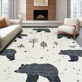 Whimsical Cute Creature Motif(Beige)