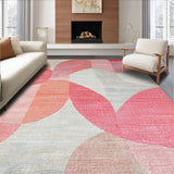 Ultra Soft Area Rug, Non Slip, Stain Resistant, Washable Area Rugs for Living Room, Bedroom, Reverse Uno Rug, Bow-Inspired Carpet(Pink)