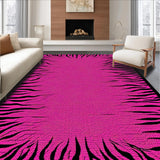Ultra Soft Area Rug, Non Slip, Stain Resistant, Washable Area Rugs for Living Room, Bedroom, Playful Cartoon Animal Aesthetic(Pink)