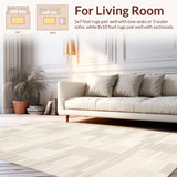 Elegant Neutral Toned Tiled Design(Beige)