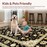 Stylish Cream and Black Lattice(Black)