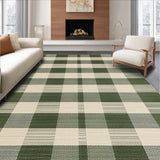 Chic Green Tiled Motif(Beige)
