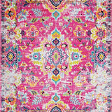 Ultra Soft Area Rug, Non Slip, Stain Resistant, Washable Area Rugs for Living Room, Bedroom, Cozy Earth Tone Floral Touch(Pink)