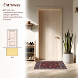 Ultra Soft Area Rug, Non Slip, Stain Resistant, Washable Area Rugs for Living Room, Bedroom, Luxurious Sherpa for(Red)