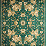 Elegant Faded Floral Aesthetic(Green)
