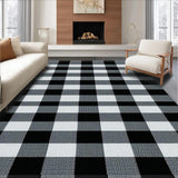 Classic Earthy Checkered Design(Black)