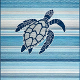 Colorful Marine Life Patterned(Blue)