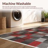 Ultra Soft Area Rug, Non Slip, Stain Resistant, Washable Area Rugs for Living Room, Bedroom, Harvest-Themed Abstract Meditation Space Carpet(Gray)