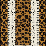Ultra Soft Area Rug, Non Slip, Stain Resistant, Washable Area Rugs for Living Room, Bedroom, Playful Rustic Safari Design(Brown)