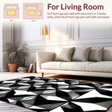 Stylish Modern Abstract Arrangement(Black)