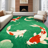 Cozy Contemporary Koi Style(Green)