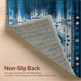 Energetic Colorful Tribal Motif(Blue)