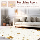 Celestial Pastel Clouds and Stars(Beige)