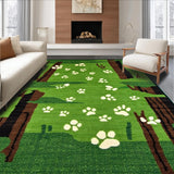 Charming Woodland Footprint Aesthetic(Green)