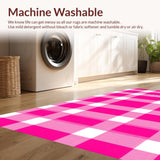 Charming Geometric Smiley Motif(Pink)