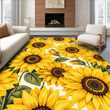 Rustic Whimsical Sunflower Motif(Yellow)