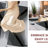 Chic Geometric Diamond Motif(Gray)