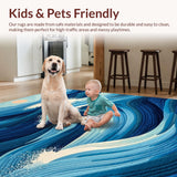 Chic Oceanic Swirl Design(Blue)