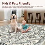 Artful Modern Striped Composition(Beige)