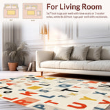 Stylish Modern Alphabet Theme(Beige)