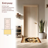 Delightful Textured Nature Theme(Beige)