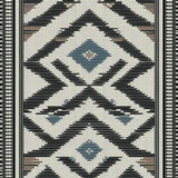 Ultra Soft Area Rug, Non Slip, Stain Resistant, Washable Area Rugs for Living Room, Bedroom, Modern Trellis Farmhouse Entryway Non-Shedding Carpet(Black)