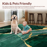 Dynamic Earth Tone Geometric Art(Green)