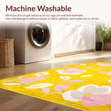 Bright Floral Circular Accent(Yellow)