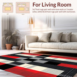 Chic Bold Checkerboard Aesthetic(Red)