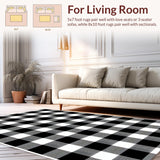 Elegant Two Tone Plaid Appeal(Black)