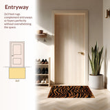 Ultra Soft Area Rug, Non Slip, Stain Resistant, Washable Area Rugs for Living Room, Bedroom, Luxury Tiger Print Living Room Accent Rug(Beige)