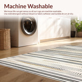 Chic Vintage Inspired Striped Motif(Beige)