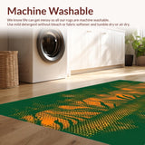 Ultra Soft Area Rug, Non Slip, Stain Resistant, Washable Area Rugs for Living Room, Bedroom, Exotic Wild Animal Aesthetic(Green)