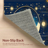 Celestial Themed Cosmic Motif(Blue)