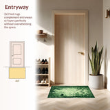 Whimsical Green Flora Elements(Green)