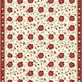 Ultra Soft Area Rug, Non Slip, Stain Resistant, Washable Area Rugs for Living Room, Bedroom, Elegant Floral Area Pet & Kid Proof Non Slip(Beige)