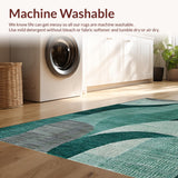 Vibrant Modern Swirling Elements(Green)