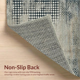 Artful Distressed Ogee Composition(Gray)