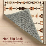 Autumn Collection with Beige and Brown Southwestern Arrow Design(Beige)