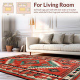 Elegant Abstract Red Motif(Red)