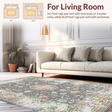 Rustic Distressed Garden Motif(Gray)