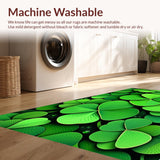 Ultra Soft Area Rug, Non Slip, Stain Resistant, Washable Area Rugs for Living Room, Bedroom, Playful St. Patrick's Day Aesthetic(Green)
