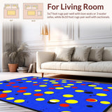 Fun Color Infused Round Layout(Blue)