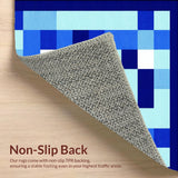 Charming Navy and White Game Mat(Blue)