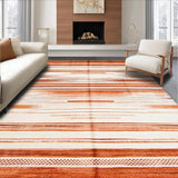 Ultra Soft Area Rug, Non Slip, Stain Resistant, Washable Area Rugs for Living Room, Bedroom, Distressed Soft Shag Pattern(Brown)