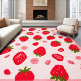 Funky Vintage Strawberry Artwork(Red)