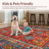 Charming Vintage Inspired Weave(Red)